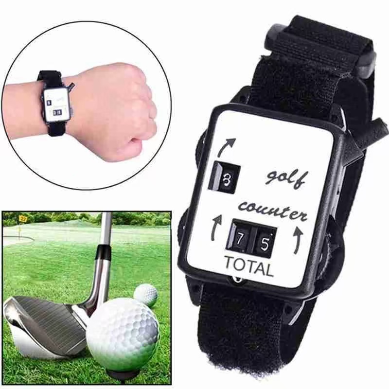 Badminton Score Counter - Manual Golf Stroke Counter with Wristband