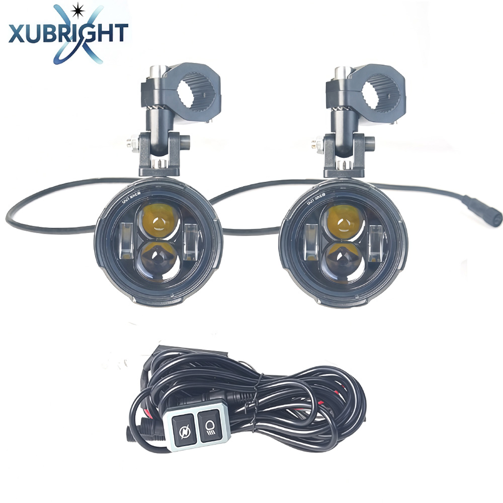 Badminton Flash - E-Mark Motorcycle Headlight Fog Lights Led