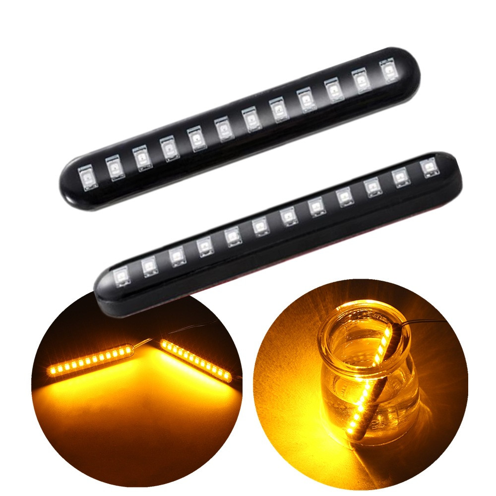 Badminton Flash - 2Pcs 12 LED Moto Signal Lights