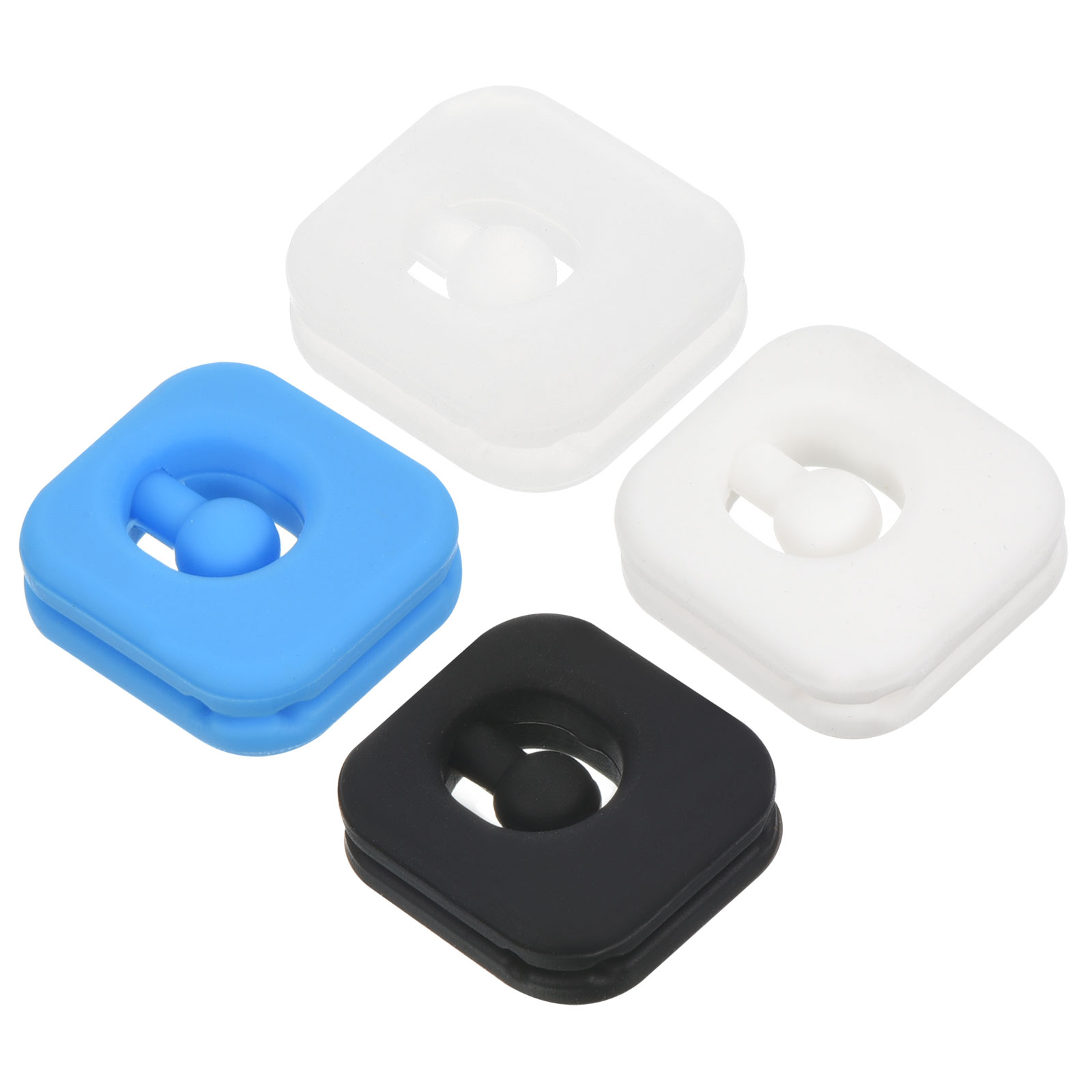 Racket Vibration Dampener - 2/4pcs Tennis Vibration Dampener Square-shaped Silicone