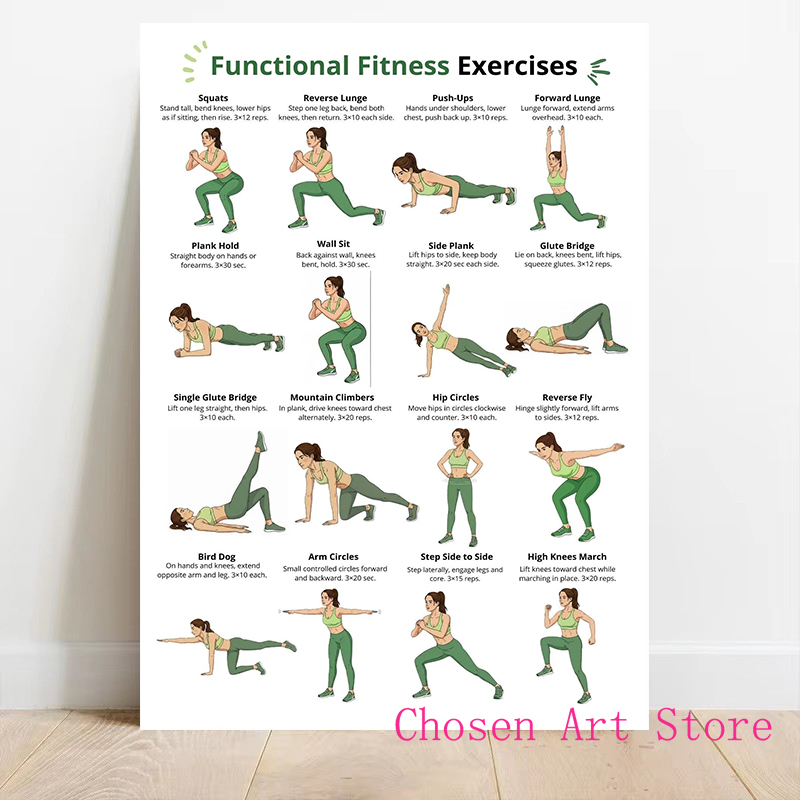 Fitness Exercise Schedule Post - Badminton Poster review and price