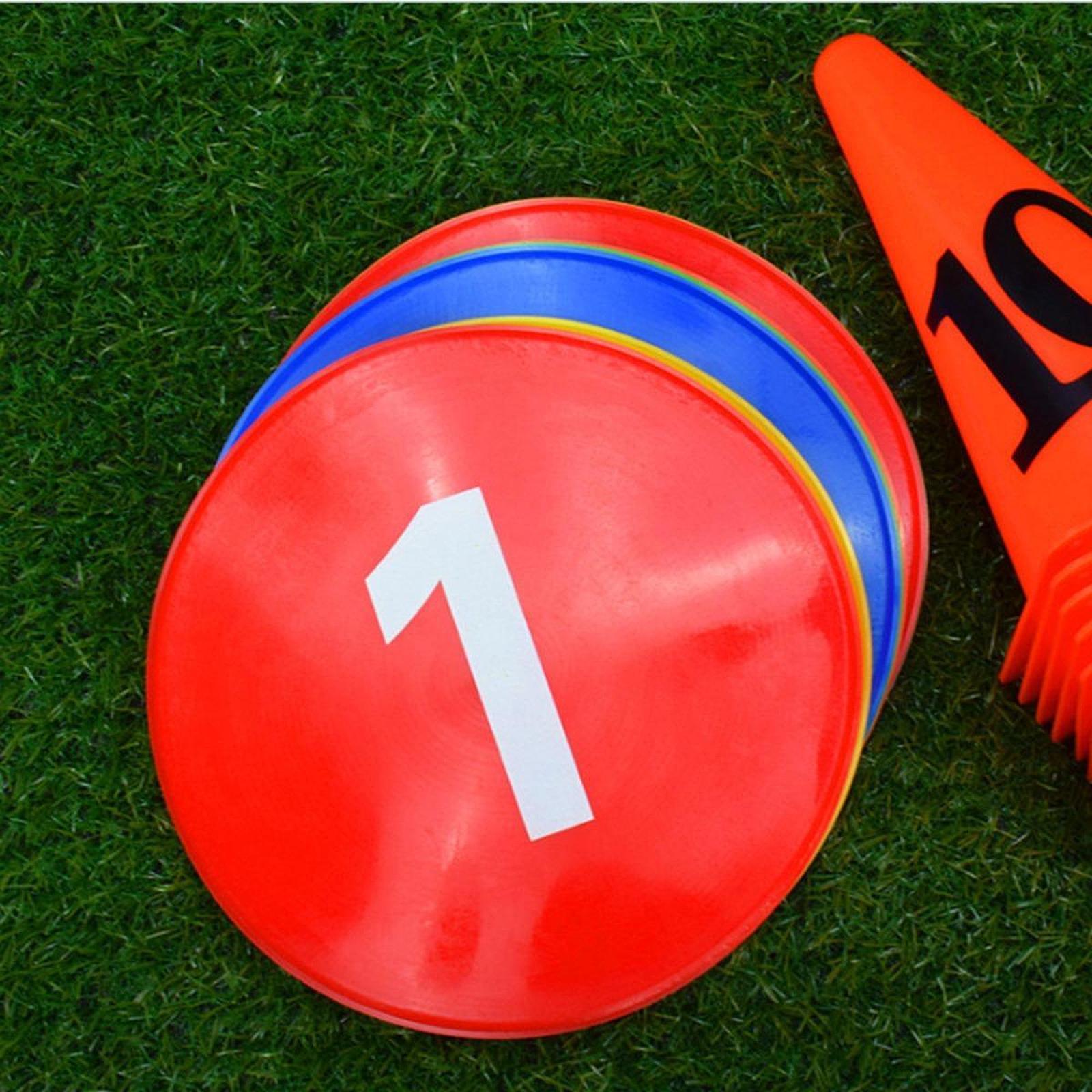 Soccer Flat Cones PVC Markers  - Court Marker Cone review and price