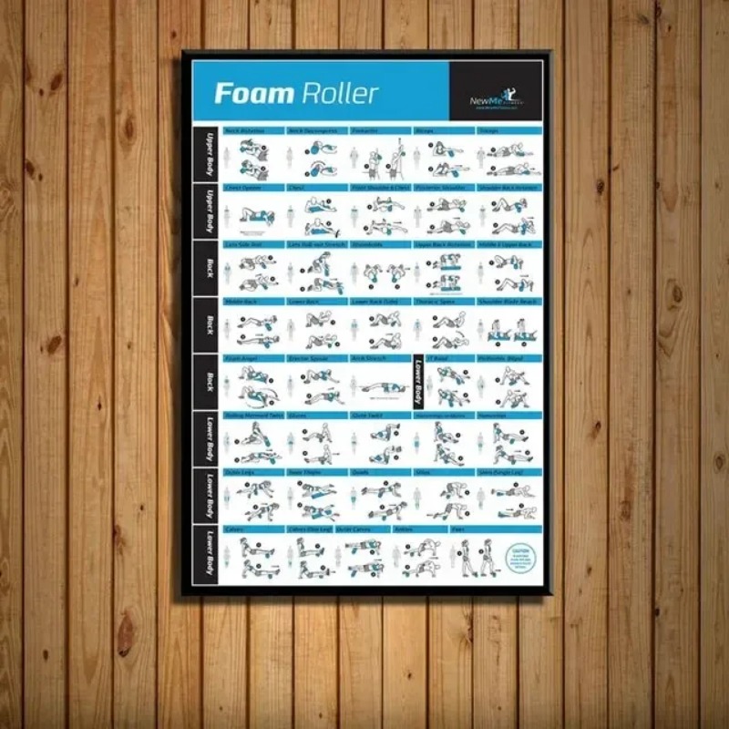 Body Exercise Training Chart G - Badminton Poster review and price