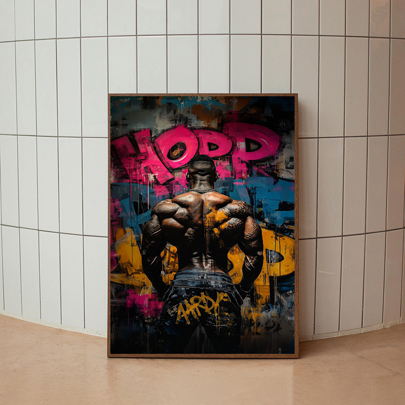 Graffiti Wall Art Kettlebell F - Badminton Poster review and price