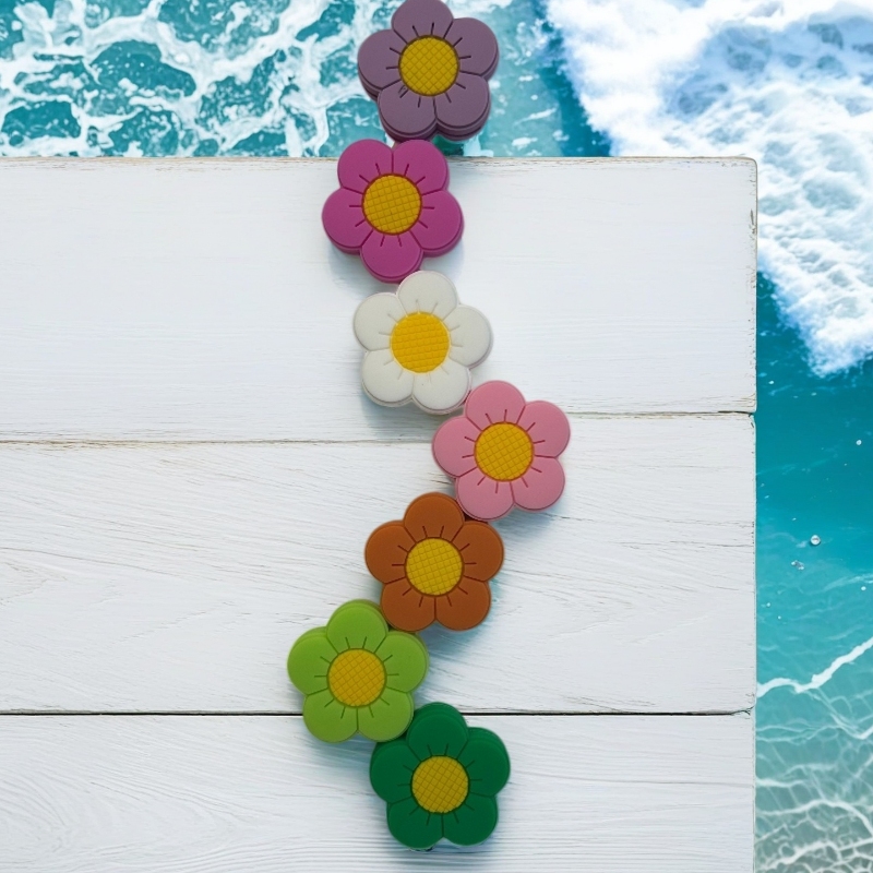 7pcs Soft Silicone Flower Tenn - Racket Vibration Dampener review and price