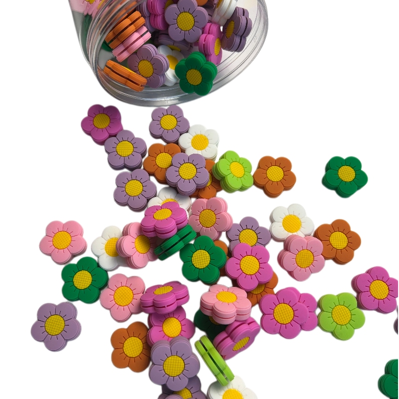 7pcs Soft Silicone Flower Tenn - Racket Vibration Dampener review and price