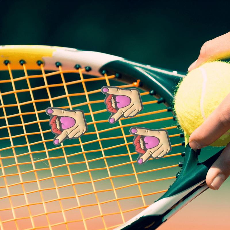 2Pcs Cartoon Tennis Racket Sho - Racket Vibration Dampener review and price