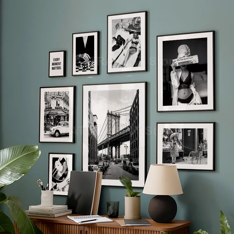 Black and White Vintage Wall A - Badminton Poster review and price