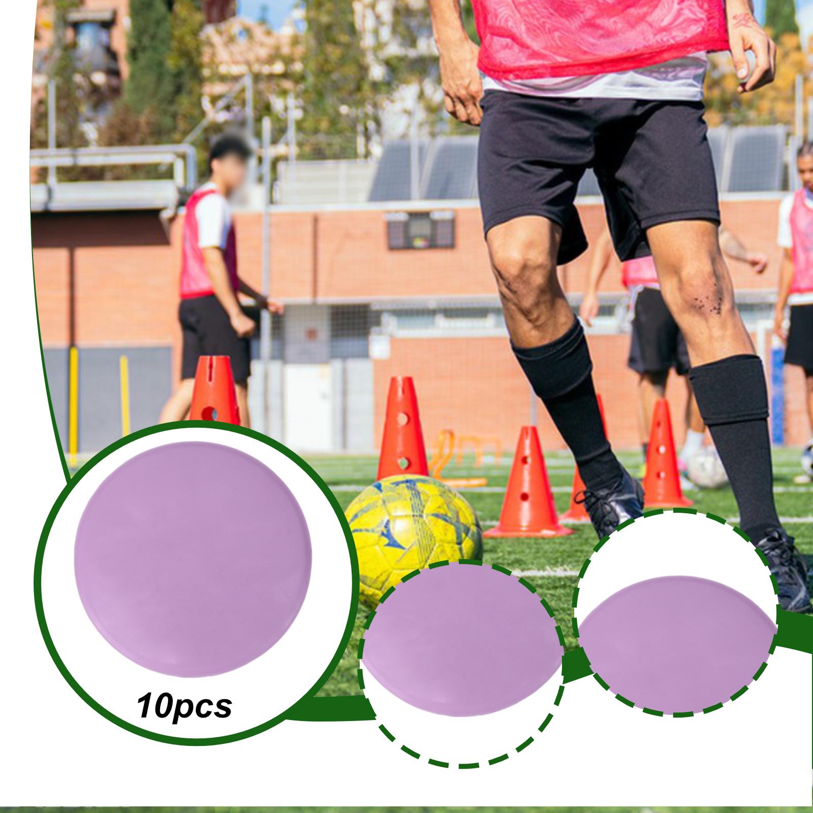 Portable Flat Soccer Cones TPE - Court Marker Cone review and price