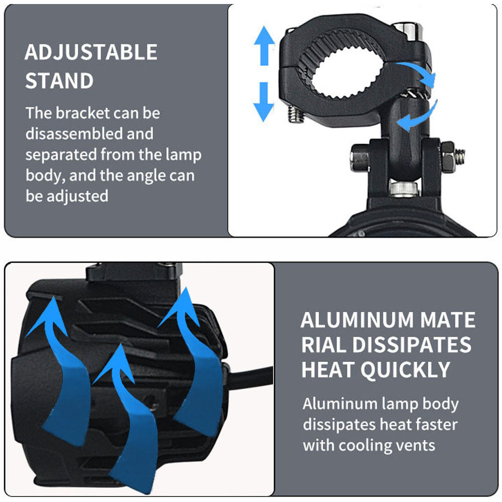 E-Mark Motorcycle Headlight Fo - Badminton Flash review and price