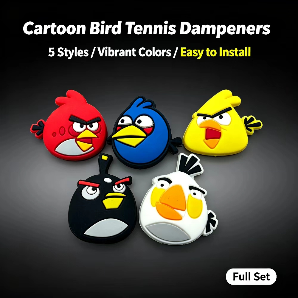 5PCS Cartoon Bird Shape Tennis - Racket Vibration Dampener review and price