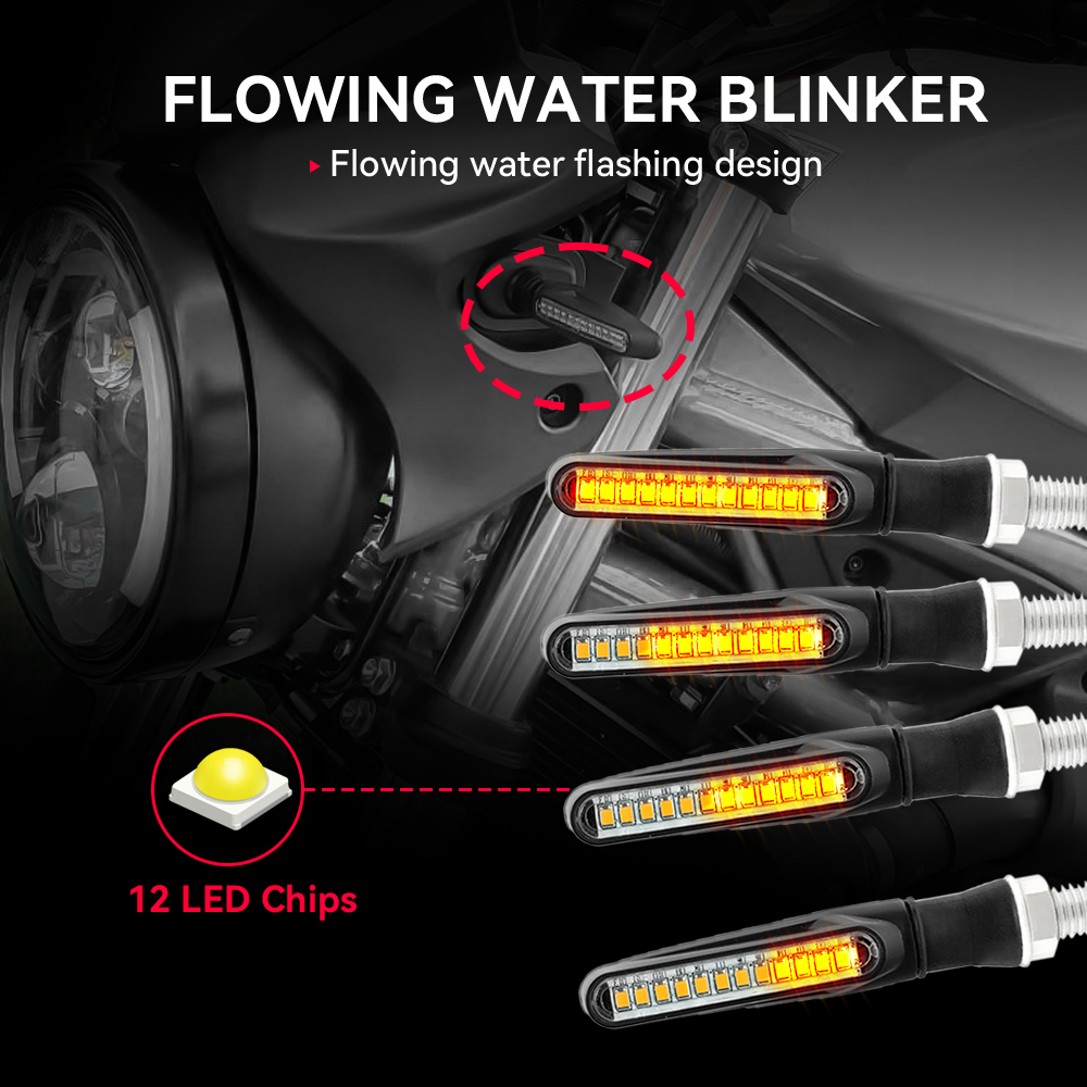 Motorcycle Led Turn Signals Di - Badminton Flash review and price
