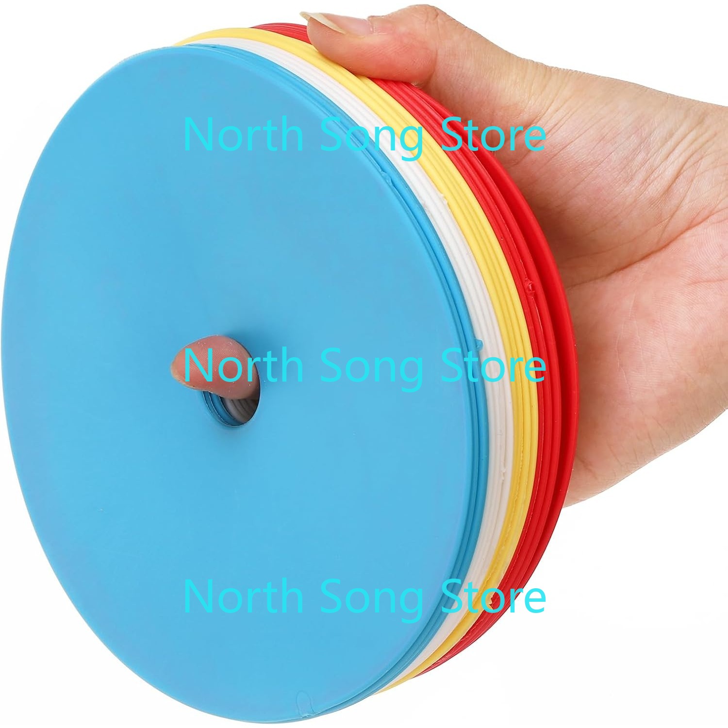 20 Pcs 6'' Flat Cones Spot Mar - Court Marker Cone review and price