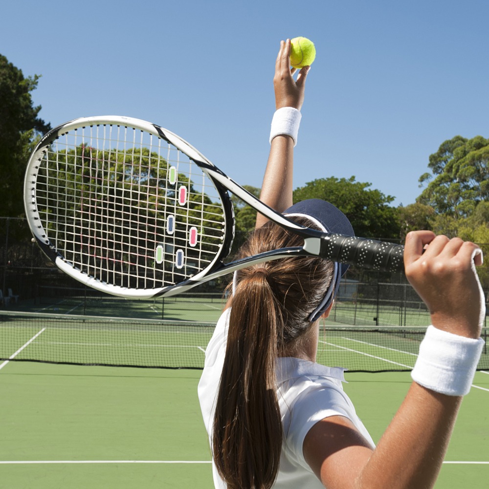 7pcs Soft Silicone Tennis Vibr - Racket Vibration Dampener review and price