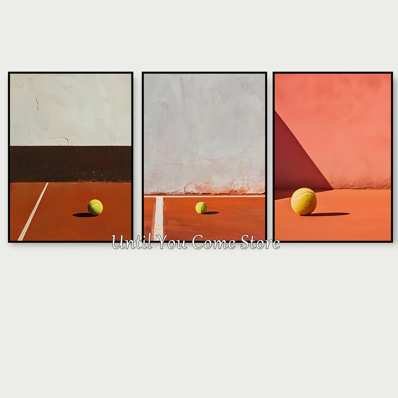 Retro Tennis and Tennis Racket - Badminton Poster review and price