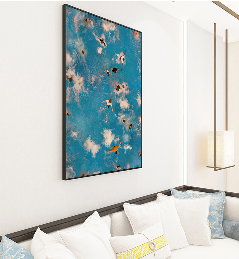 Summer Swimming Party Wall Art - Badminton Poster review and price