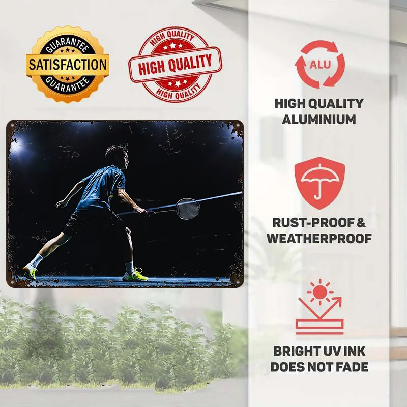 Badminton Player in Action 3D  - Badminton Poster review and price
