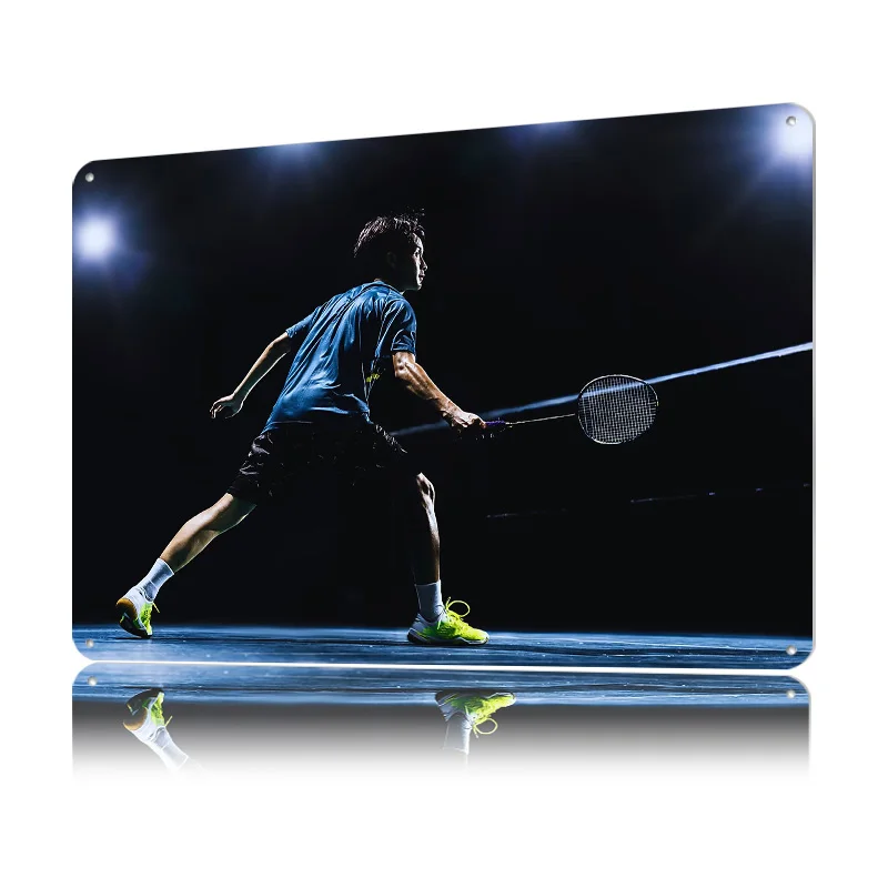Badminton Player in Action 3D  - Badminton Poster review and price